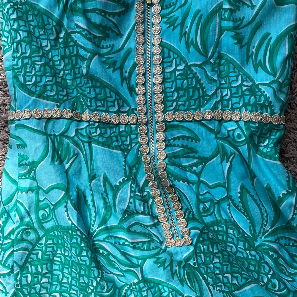 Lilly Pulitzer Elegant Strapless Blue Dress - Picture 7 of 16